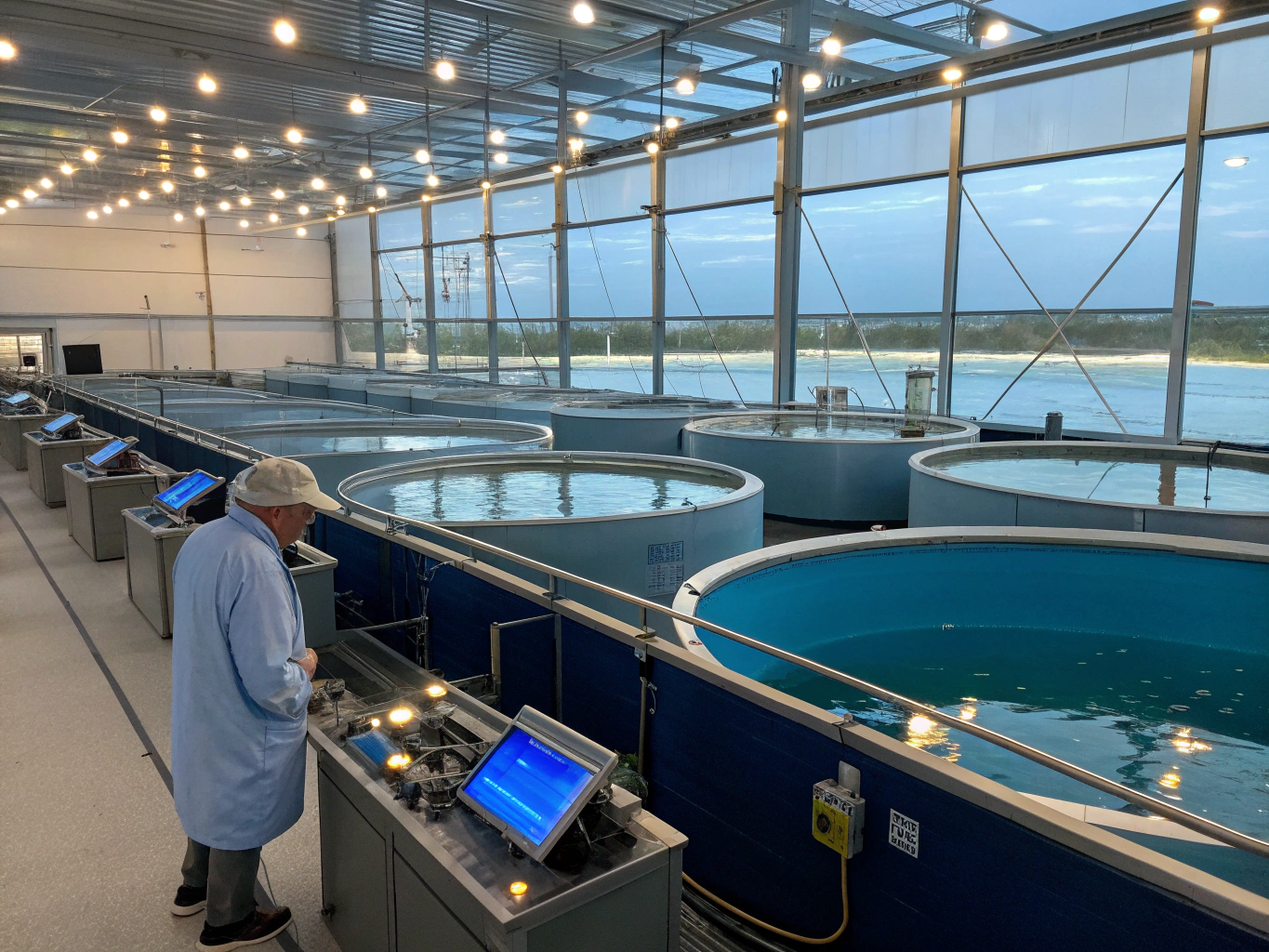 Proceso de mezcla y formulación acuícola